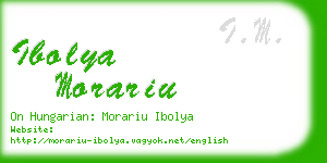 ibolya morariu business card